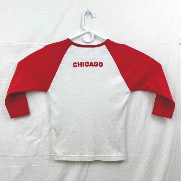 Chicago The Musical He Had It Coming 3/4 Sleeve Tee Women XL White Red - Picture 3 of 8